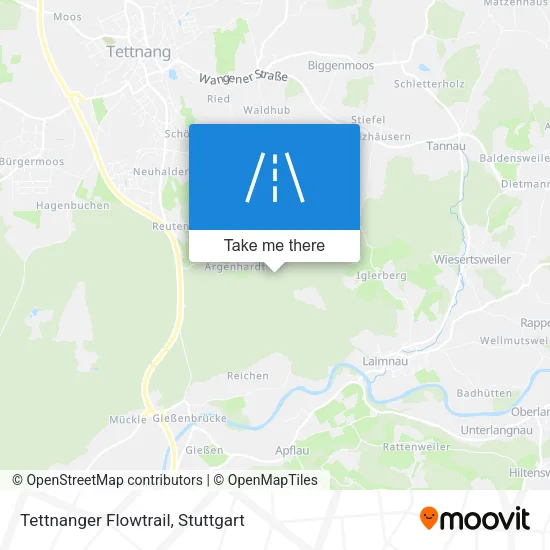 Карта Tettnanger Flowtrail