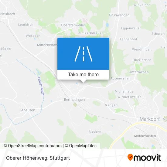 Карта Oberer Höhenweg