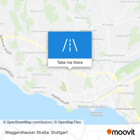 Карта Waggershauser Straße