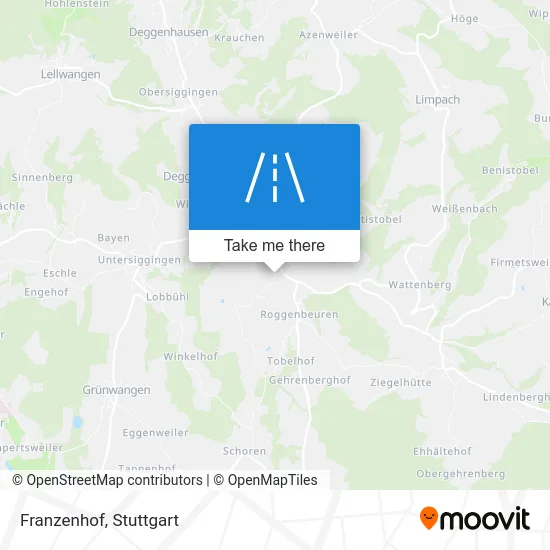 Карта Franzenhof