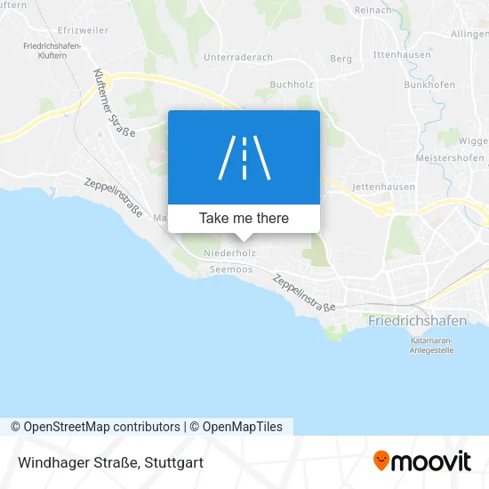 Карта Windhager Straße