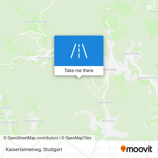 Карта Kaisertannenwg