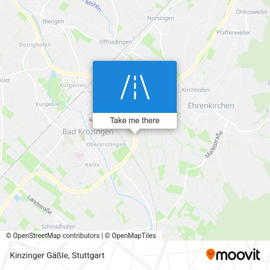 Kinzinger Gäßle map