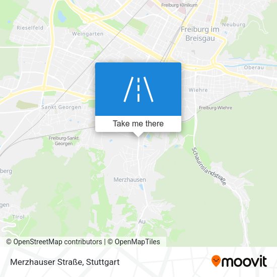 Merzhauser Straße map