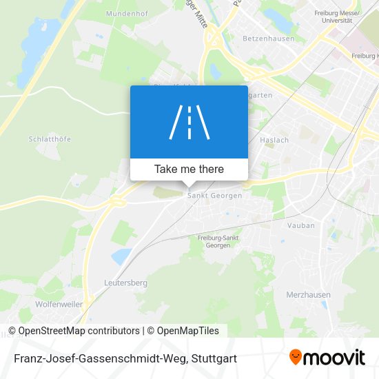 Franz-Josef-Gassenschmidt-Weg map
