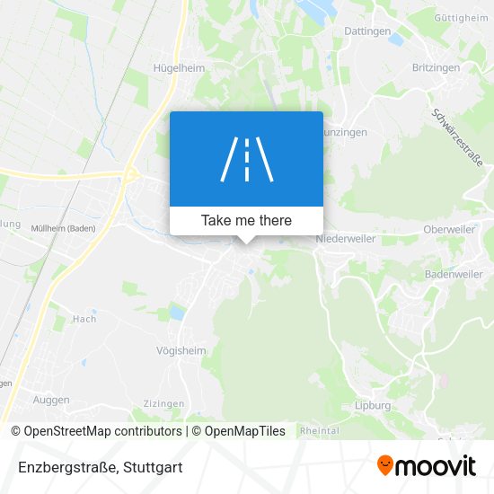 Enzbergstraße map