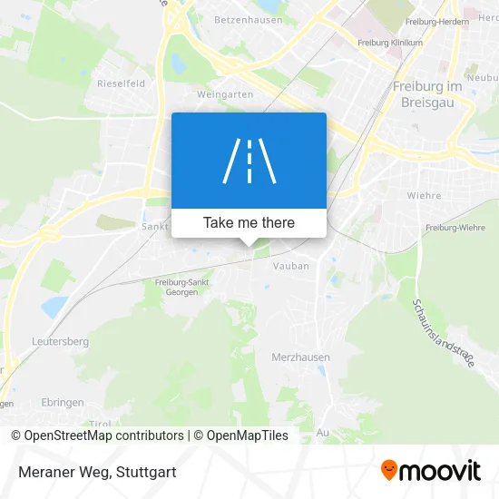 Карта Meraner Weg