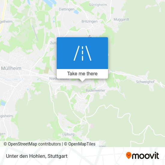 Карта Unter den Hohlen