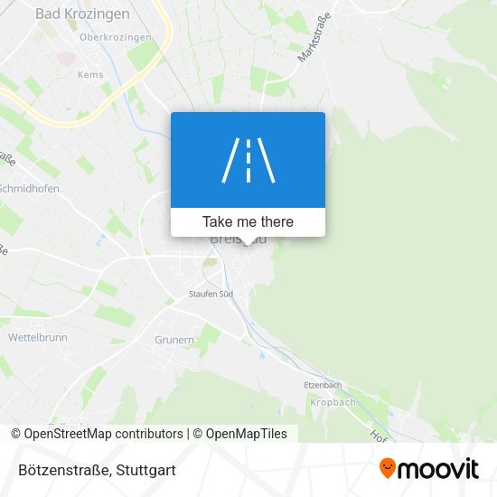Bötzenstraße map