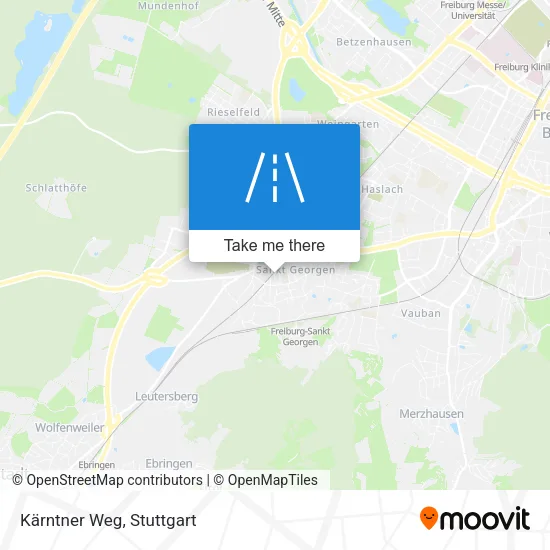 Карта Kärntner Weg