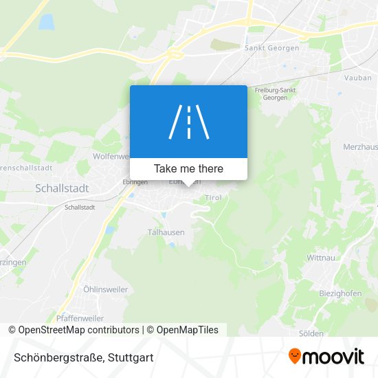Schönbergstraße map