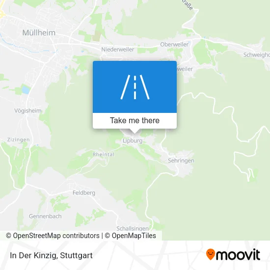 Карта In Der Kinzig