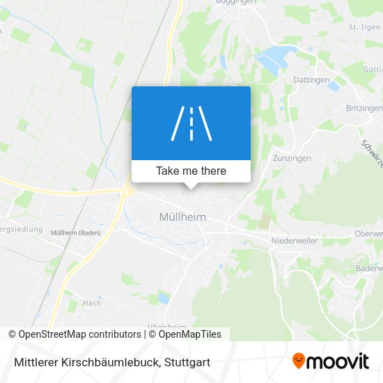 Mittlerer Kirschbäumlebuck map