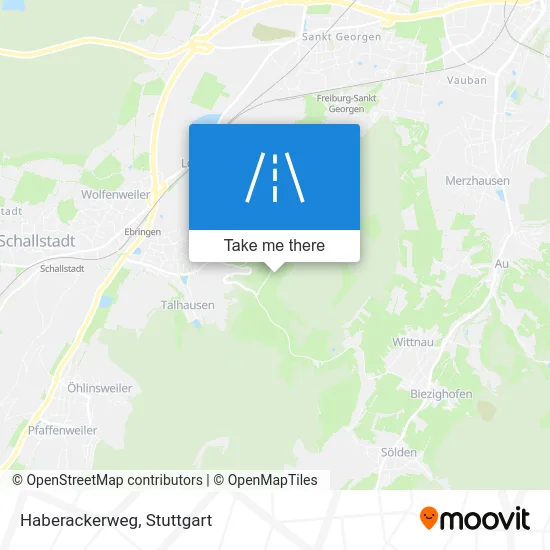 Карта Haberackerweg