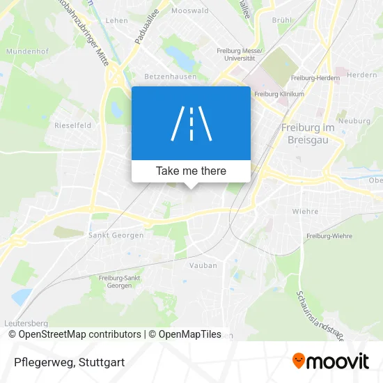 Карта Pflegerweg