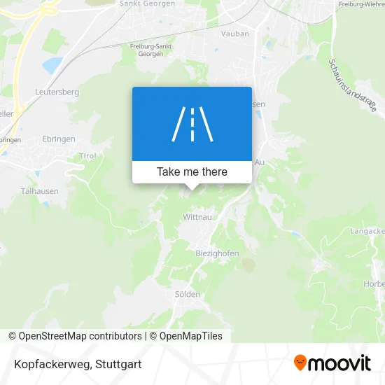 Карта Kopfackerweg