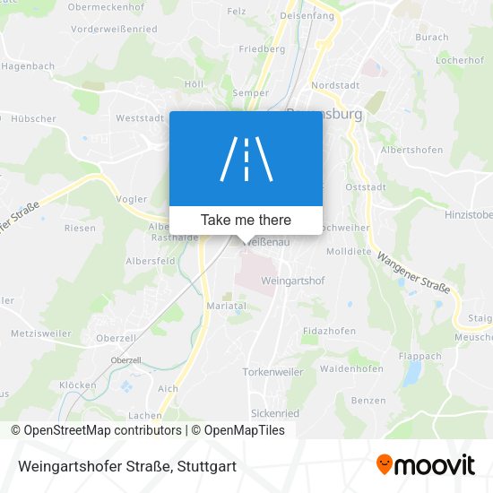 Weingartshofer Straße map