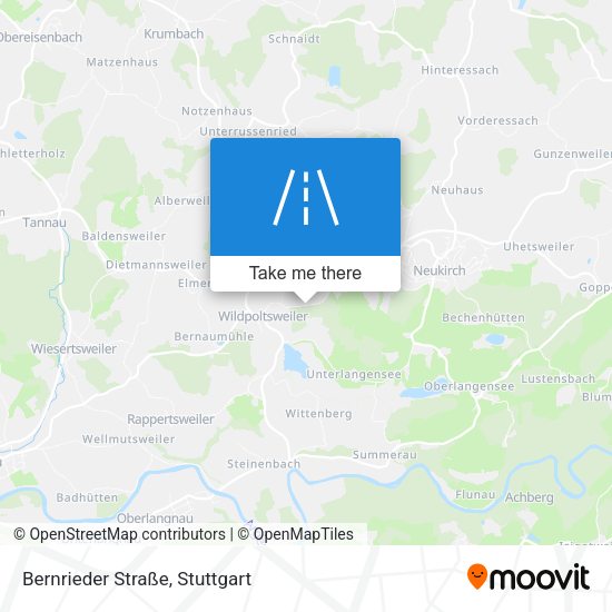 Bernrieder Straße map