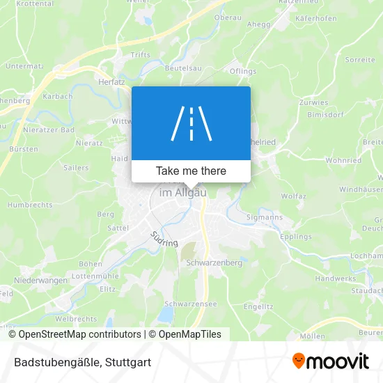 Карта Badstubengäßle