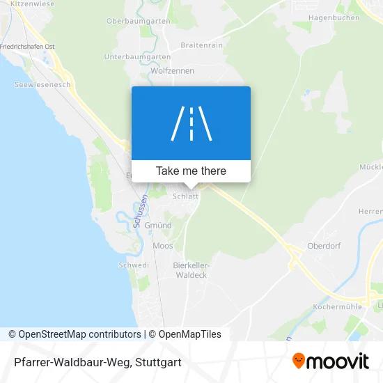 Карта Pfarrer-Waldbaur-Weg