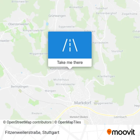 Карта Fitzenweilerstraße