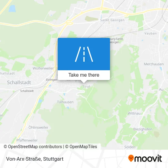 Карта Von-Arx-Straße