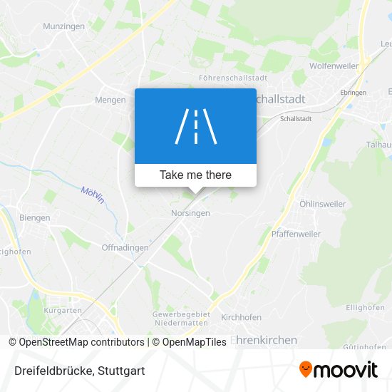 Dreifeldbrücke map