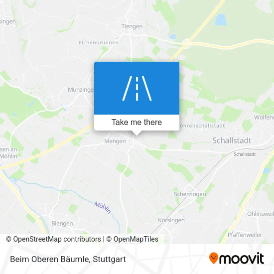 Карта Beim Oberen Bäumle