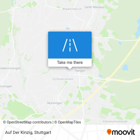 Карта Auf Der Kinzig
