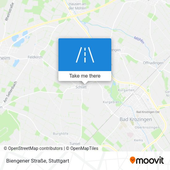 Biengener Straße map