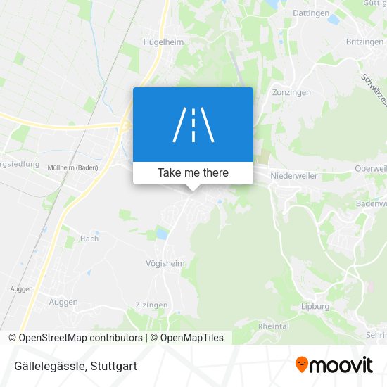 Gällelegässle map