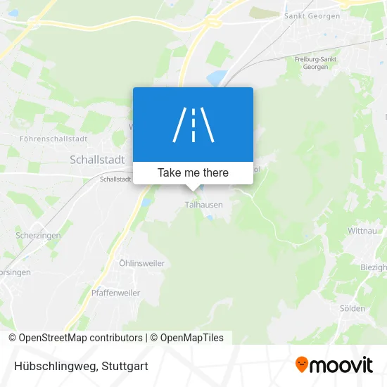 Карта Hübschlingweg