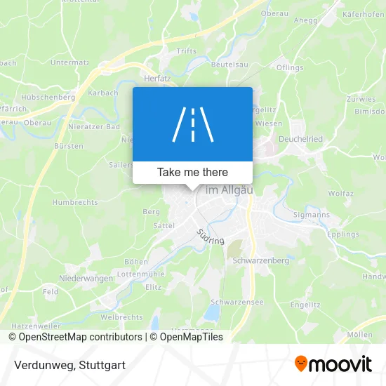 Карта Verdunweg