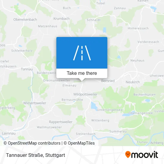 Карта Tannauer Straße