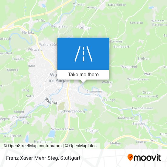 Franz Xaver Mehr-Steg map