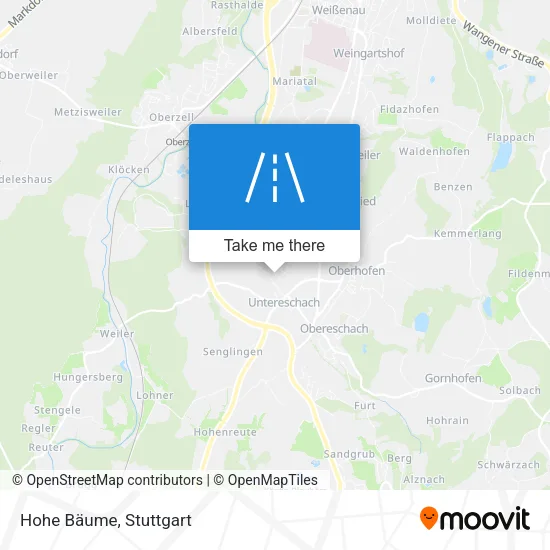 Карта Hohe Bäume