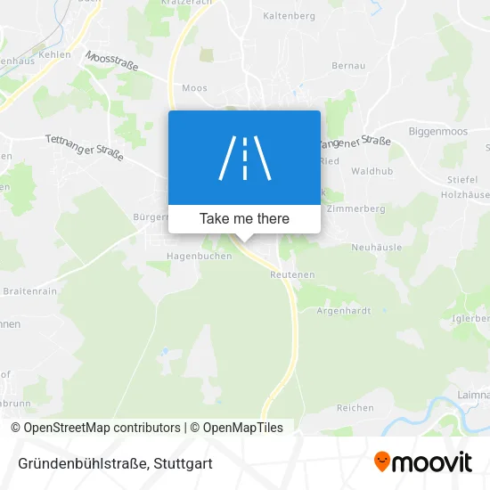 Gründenbühlstraße map