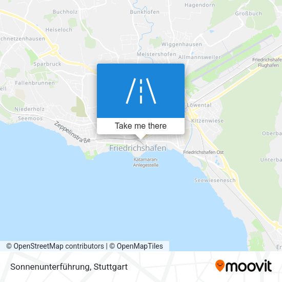 Sonnenunterführung map