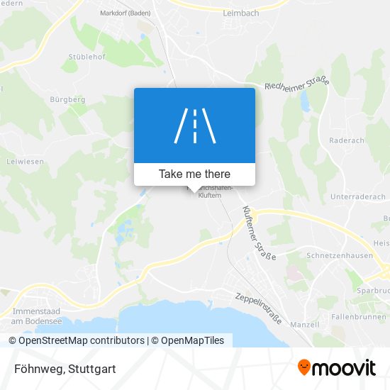 Föhnweg map