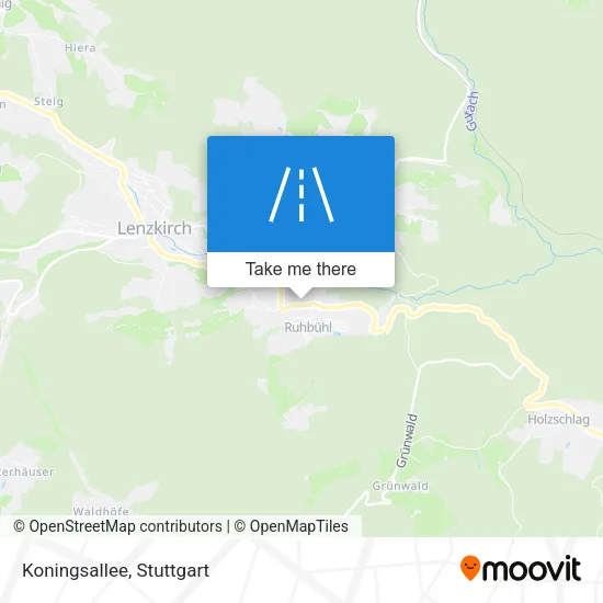Карта Koningsallee