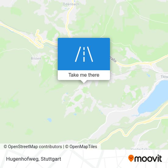 Hugenhofweg map