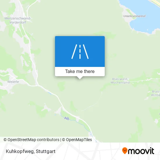 Карта Kuhkopfweg