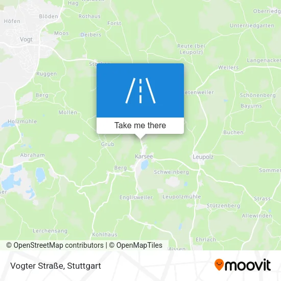 Карта Vogter Straße