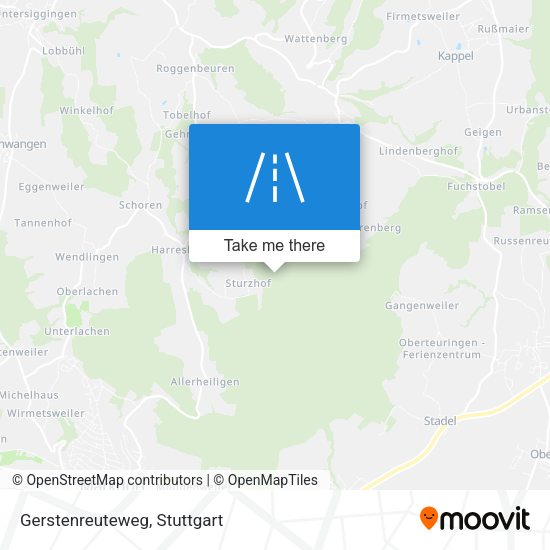 Карта Gerstenreuteweg