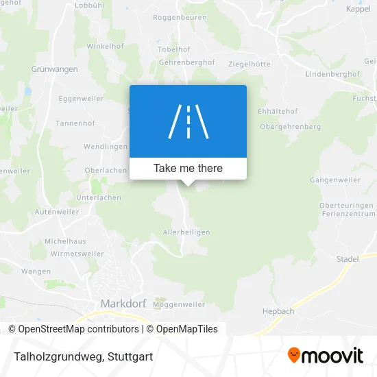 Карта Talholzgrundweg