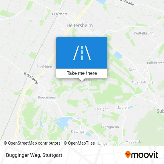 Карта Bugginger Weg