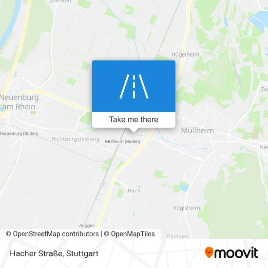Карта Hacher Straße