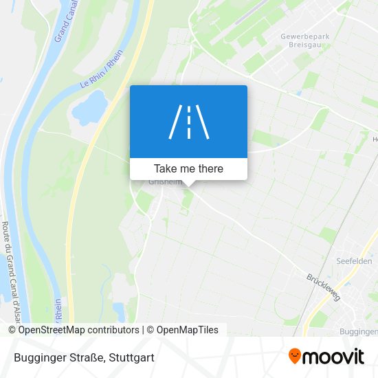 Карта Bugginger Straße