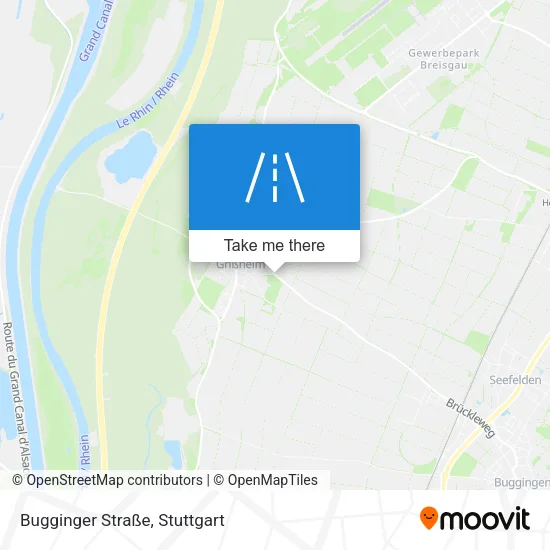 Карта Bugginger Straße