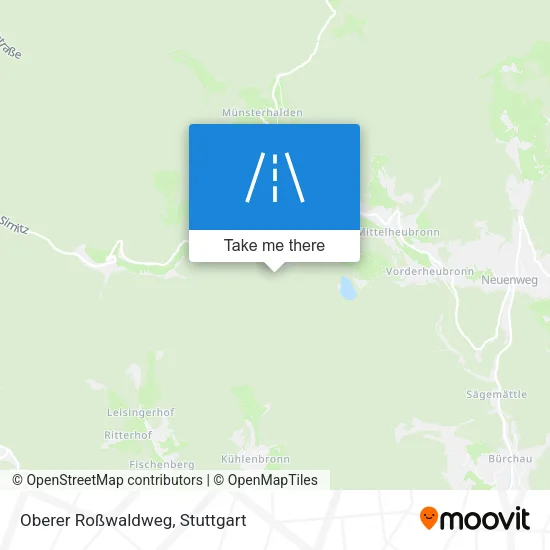 Карта Oberer Roßwaldweg